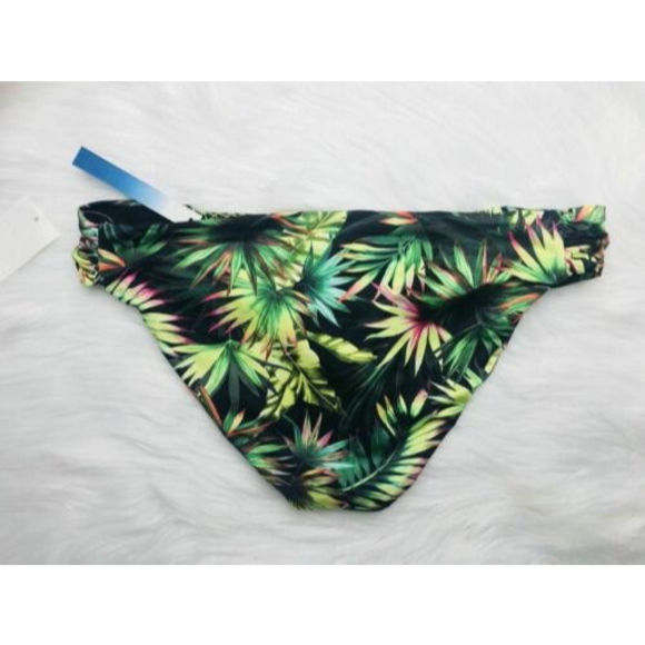 Lucky Brand Coastal Palms Side-Tab Hipster Black Medium $48 Tropical - Picture 4 of 5